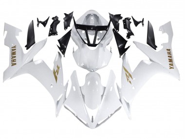 Carene Moto Yamaha YZF 1000 R1 2004-2006 - Bianco Oro Decals