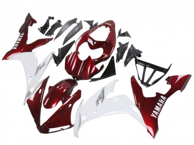 Carene Moto Yamaha YZF 1000 R1 2004-2006 - Rosso Bianco