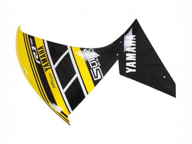 Carene Moto Yamaha YZF 1000 R1 2012-2014 - Giallo Bianco Nero