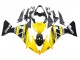 Carene Moto Yamaha YZF 1000 R1 2012-2014 - Giallo Bianco Nero