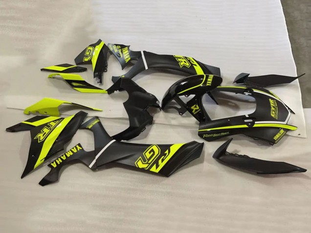 Carene Moto Yamaha YZF 1000 R1 2020-2025 - Nero Lucido Fluorescent Giallo