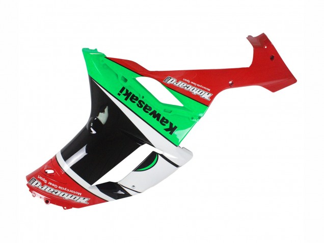 Carene Moto Kawasaki ZX6R 2007-2008 - Verde Rosso