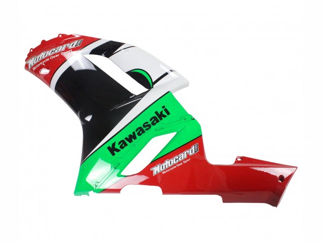 Carene Moto Kawasaki ZX6R 2007-2008 - Verde Rosso