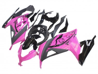 Carene Moto Kawasaki EX300 2013-2017 - Rosa Nero