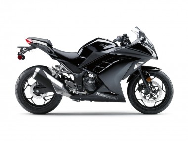 Carena Moto Kawasaki EX300 2013-2024 - Nero Lucido Nero Opaco