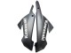 Carene Moto Kawasaki EX300 2013-2017 - Bianco Nero