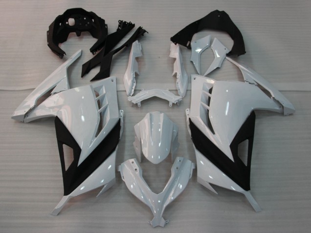 Carene Moto Kawasaki EX300 2013-2017 - Lucido Bianco Nero