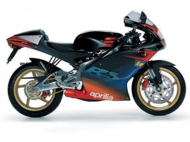 Carene Moto Aprilia RS125 2000-2005 - Nero Rosso Argento