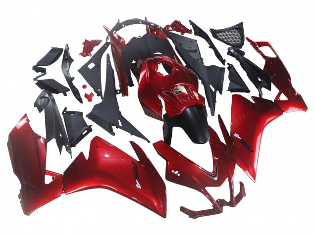 Carena Moto Aprilia RS4 50 125 2012-2018 - Rosso Nero Opaco