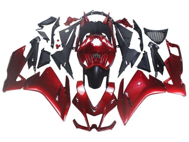 Carena Moto Aprilia RS4 50 125 2012-2018 - Rosso Nero Opaco