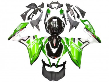 Carene Moto Aprilia RS4 50 125 2012-2018 - Bianco Verde Nero Lucido