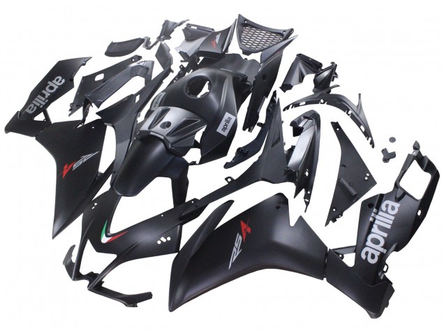 Kit Carene Moto ABS Aprilia RS4 50 125 2012-2018 - Nero Opaco