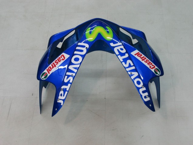 Carene Moto Honda CBR600 F4i 2004-2007 - Blu Giallo Verde MoviStar