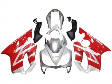 Carene Moto Honda CBR600 F4i 2004-2007 - Argento Rosso