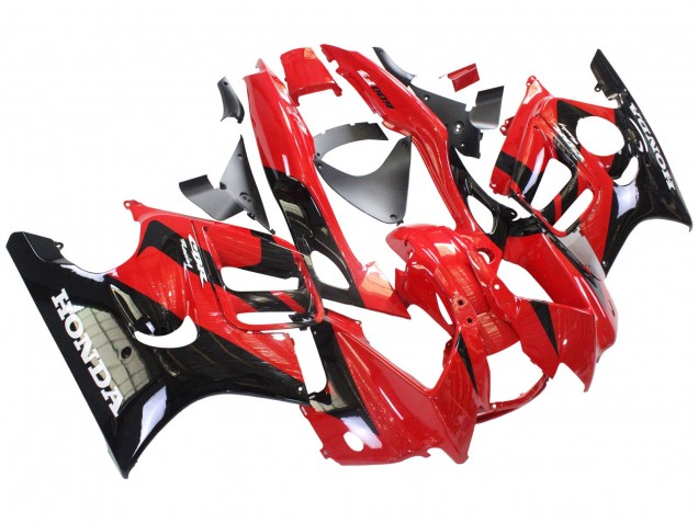 Carene Moto Honda CBR600 F3 1997-1998 - Rosso Nero Lucido