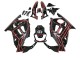 Kit Carena Moto Honda CBR600 F3 1997-1998 - Rosso Nero Lucido