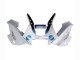 Carene Moto Honda CBR600 F3 1997-1998 - Bianco Blu Nero Lucido