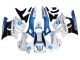 Carene Moto Honda CBR600 F3 1997-1998 - Bianco Blu Nero Lucido