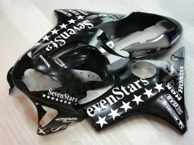 Carene Moto Honda CBR600 F4 1999-2000 - Nero Lucido Bianco SevenStars