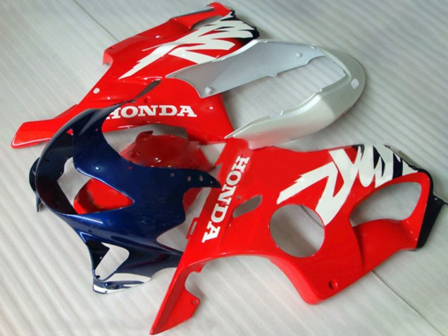 Carene Moto Honda CBR600 F4 1999-2000 - Bianco Rosso Blu Scuro