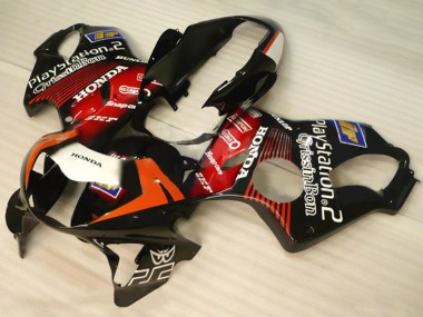 Carene Moto Honda CBR600 F4 1999-2000 - Nero Lucido Rosso Bianco PlayStation 2