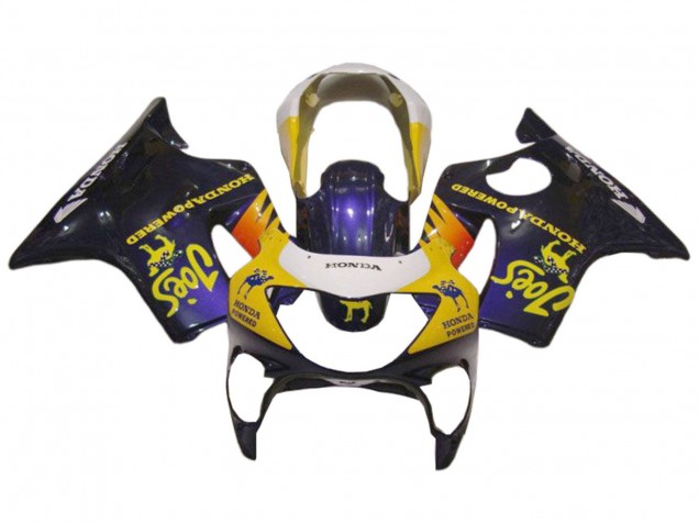 Carene Moto Honda CBR600 F4 1999-2000 - Bianco Giallo Nero Lucido Joes