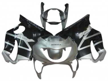 Carene Moto Honda CBR600 F4 1999-2000 - Argento Nero Lucido