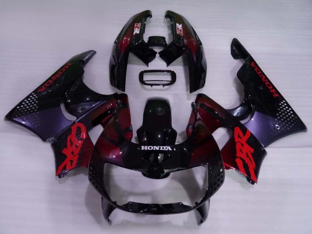 Carene Moto Honda CBR900RR 893 1994-1995 - Blu Scuro Rosso Bordeaux Nero Lucido