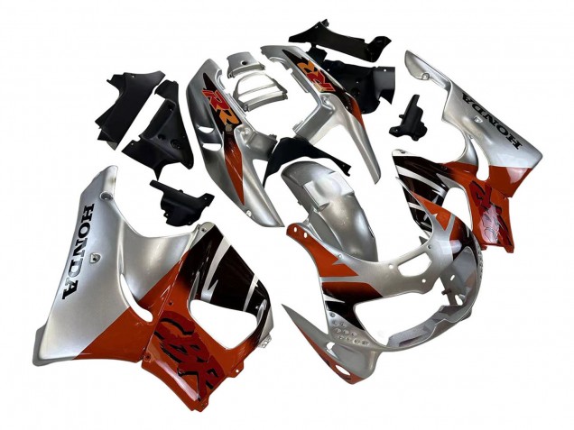 Carene Moto Honda CBR900RR 893 1996-1997 - Argento Rosso Nero Lucido