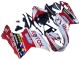 Carene Moto Ducati 848/1098/1198 2007-2014 - Bianco Rosso Nero Lucido Valsir Xerox