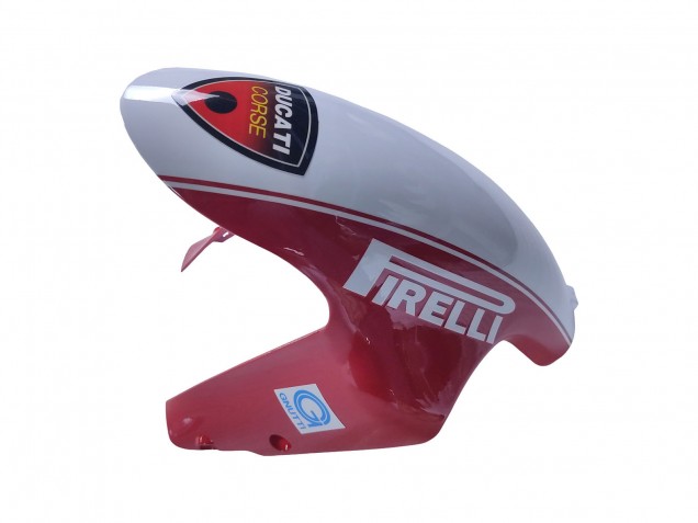 Carene Moto Ducati 848/1098/1198 2007-2014 - Bianco Rosso Nero Lucido Valsir Xerox