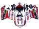 Carene Moto Ducati 848/1098/1198 2007-2014 - Bianco Rosso Nero Lucido Valsir Xerox