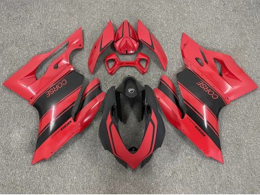 Carene Moto Ducati 999 2003-2004 - Rosso Nero Lucido Corse