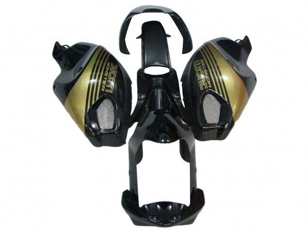 Carene Moto Ducati Monster 696 796 1100 1100S 2008-2012 - Nero Lucido Oro