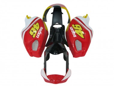 Carene Moto Ducati Monster 696 796 1100 1100S 2008-2012 - Bianco Rosso Nero Lucido Giallo 46