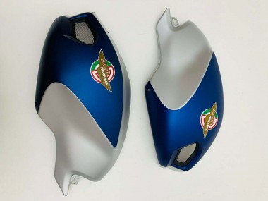 Carene Moto Ducati Monster 696 796 1100 1100S 2008-2012 - Blu Scuro Argento