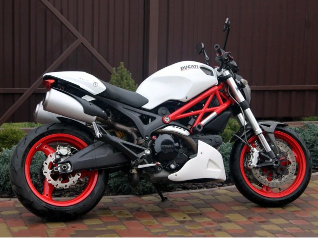 Carene Moto Ducati Monster 696 796 1100 1100S 2008-2012 - Bianco
