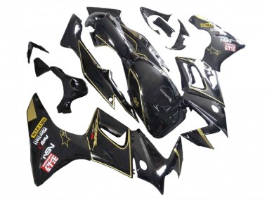 Carene Moto Honda CBR125R 2002-2006 - Nero Lucido Oro