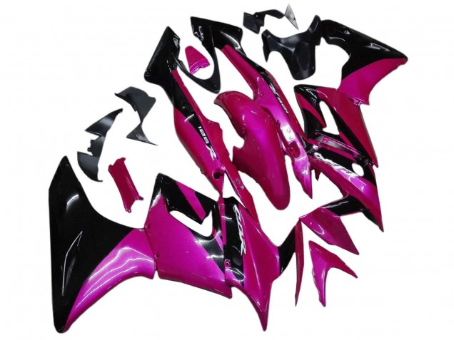 Carene Moto Honda CBR125R 2002-2006 - Rosa Nero Lucido