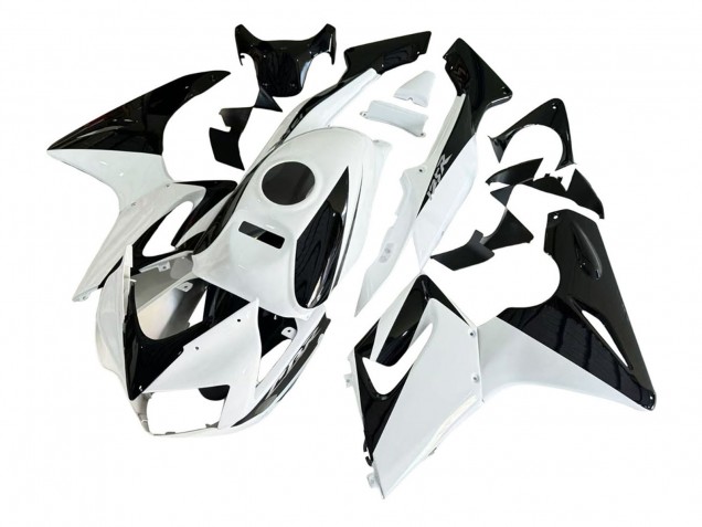 Carene Moto Honda CBR125R 2002-2006 - Bianco Nero Lucido