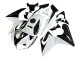 Carene Moto Honda CBR125R 2002-2006 - Bianco Nero Lucido