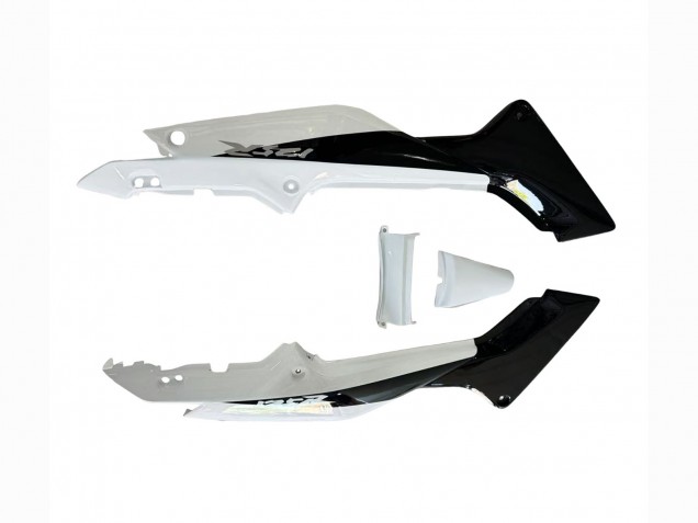 Carene Moto Honda CBR125R 2002-2006 - Bianco Nero Lucido