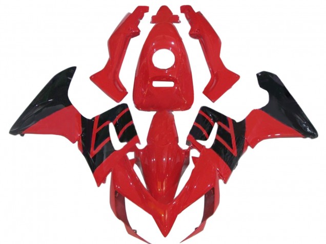 Carene Moto Honda CBR125R 2002-2006 - Rosso Nero Lucido Banda