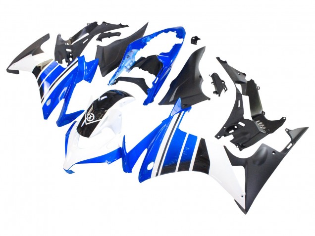 Carene Moto Honda CBR500R 2013-2015 - Blu Bianco Nero Opaco