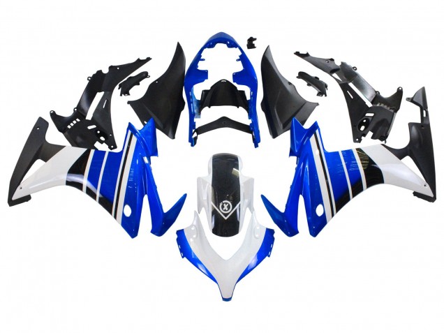 Carene Moto Honda CBR500R 2013-2015 - Blu Bianco Nero Opaco