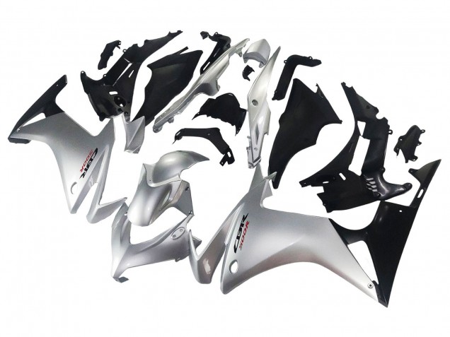 Carena Moto Honda CBR500R 2013-2015 - Argento Nero Lucido