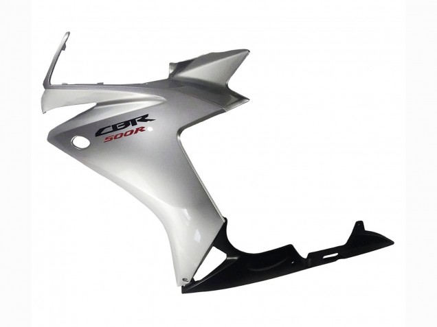 Carena Moto Honda CBR500R 2013-2015 - Argento Nero Lucido