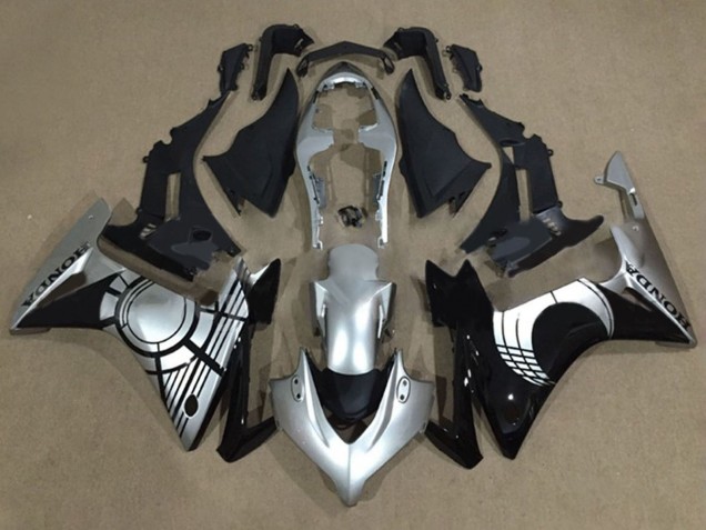 Carene Moto Honda CBR500R 2013-2015 - Argento Nero Lucido
