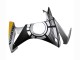 Carene Moto Honda CBR500R 2013-2015 - Argento Giallo Nero Opaco