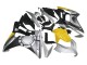Carene Moto Honda CBR500R 2013-2015 - Argento Giallo Nero Opaco